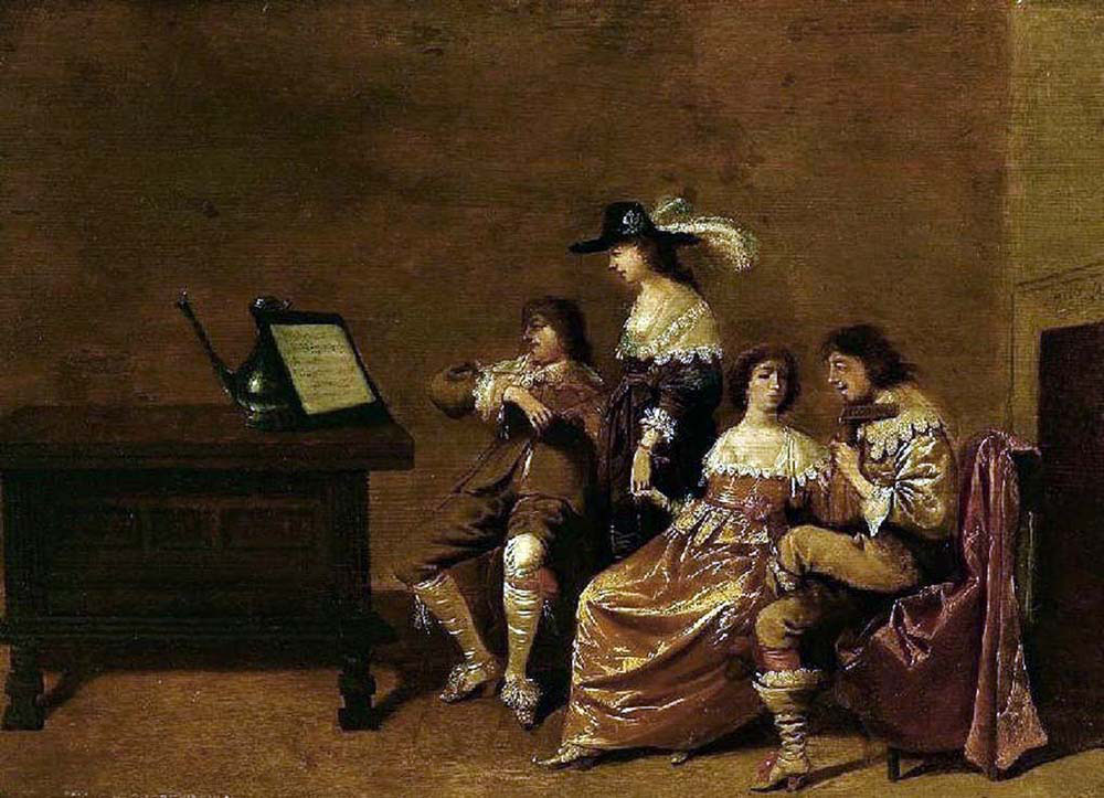 Elegant Company Making Music